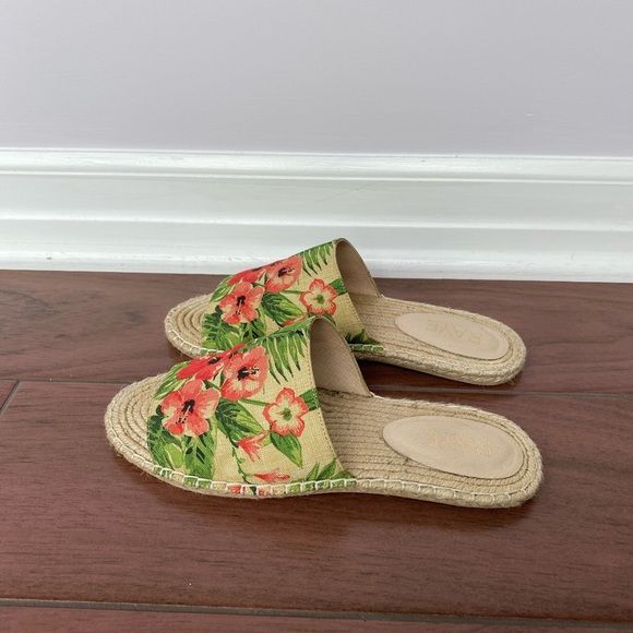 RAYE Flower Print Espadrille Sandals - Picture 2 of 5